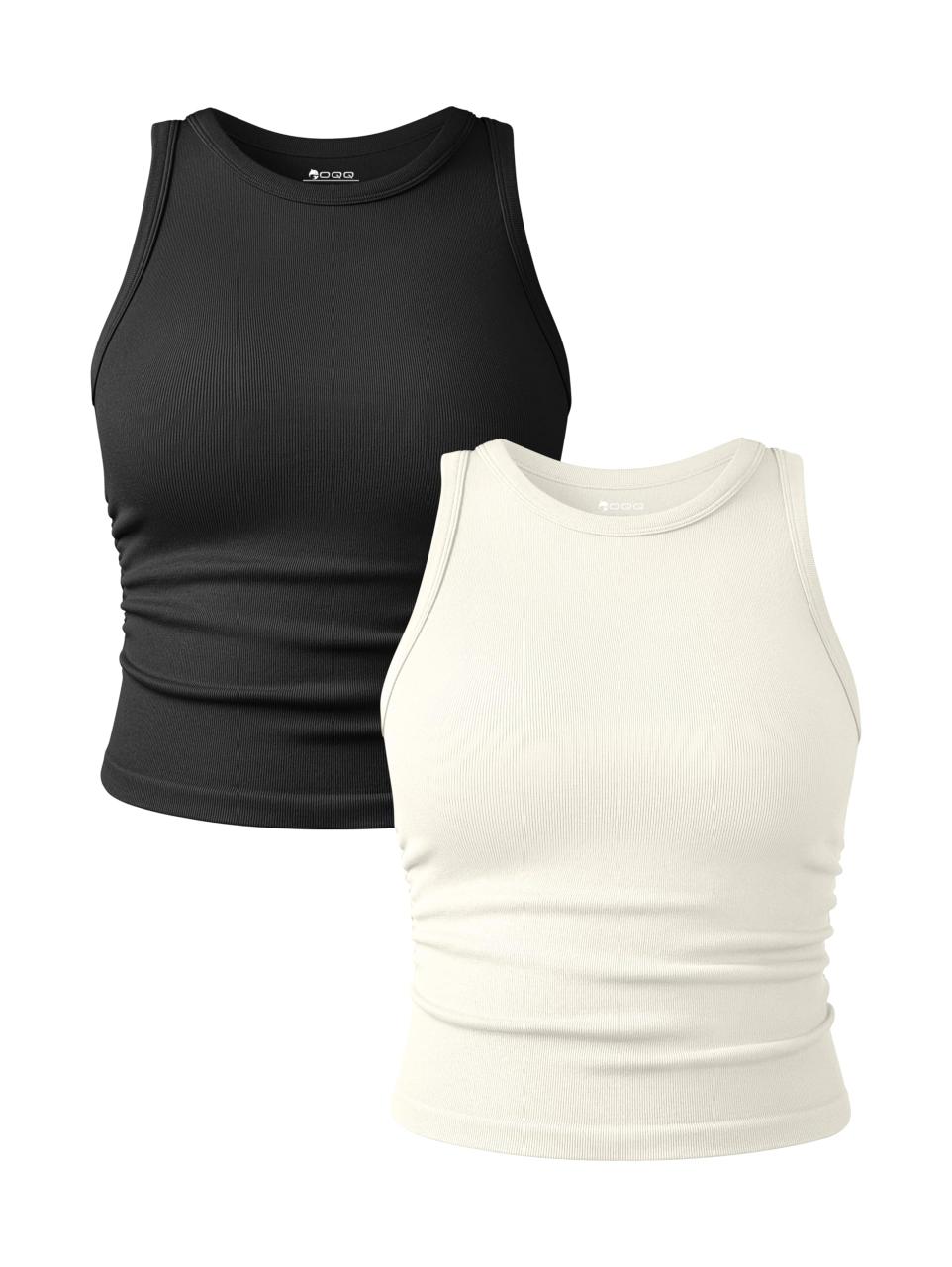 OQQ Women's 2 Piece Tank Tops