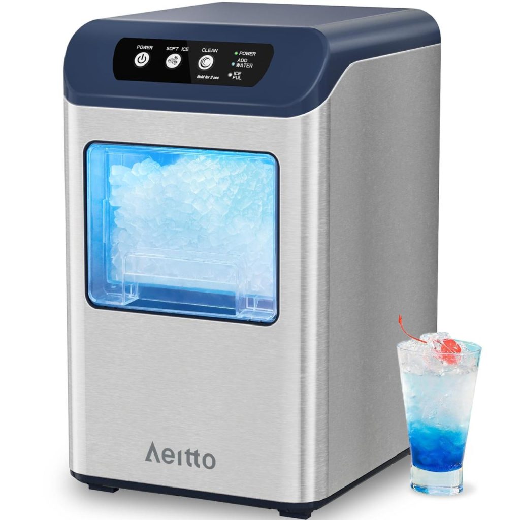 Aeitto Nugget Ice Maker Countertop