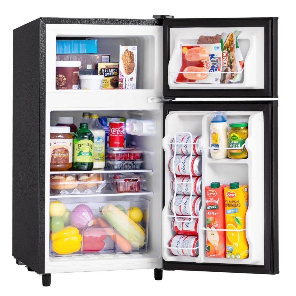 Manastin Mini Fridge with Freezer