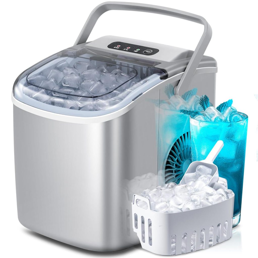 Crzoe Portable Countertop Ice Maker Machine